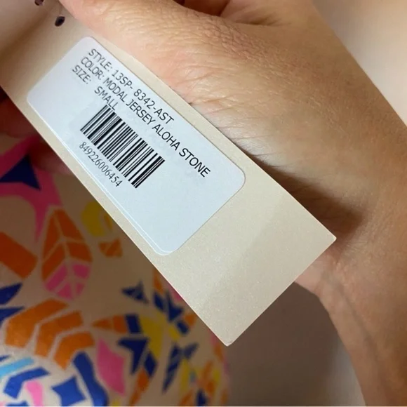 Mara Hoffman Sz S Geo Maxi Jersey Knit Dress NEW - Picture 7 of 9